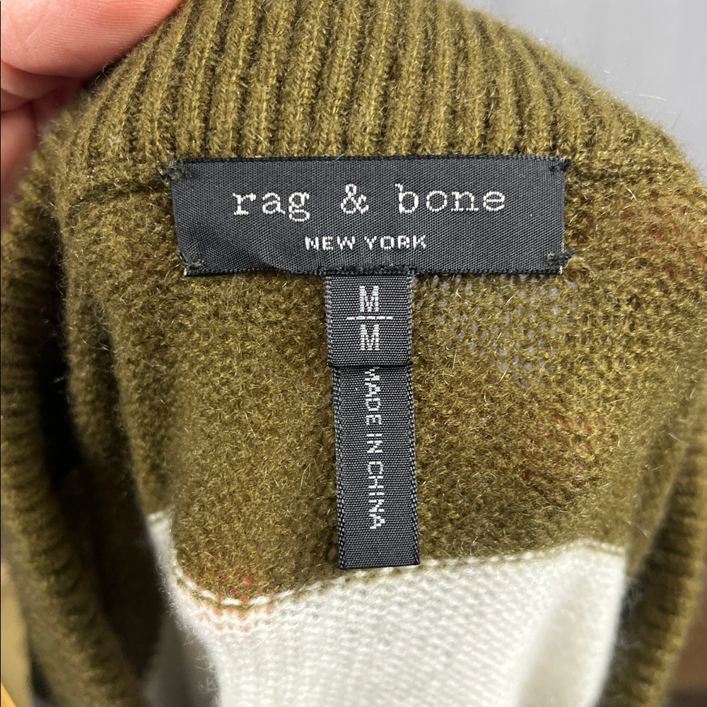 Rag & Bone Annika Stripe Cashmere Sweater. - Picture 7 of 9